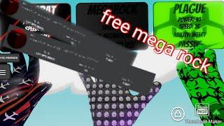 roblox slap battles how to get free mega rock