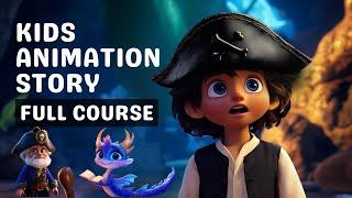 How to Create Kids Animation Story Videos With AI For a Faceless Youtube Channel  (Full Course)