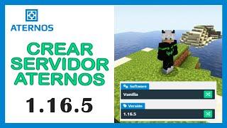  como CREAR Servidor de Minecraft en Aternos 1.16.5 - 1.20.4  Hosting Free 2024