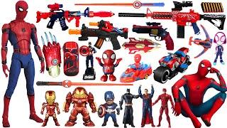 Marvel Spider-Man series unbox, popular Spider-Man action dolls, Spider-Man popular electric toy gun