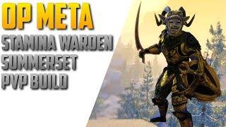 "OP META" Stamina Warden PvP Build - ESO Summerset 2018 - HoboWithAStick_