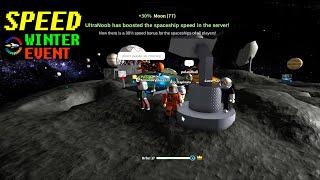 WE BOUGHT SPEED BOOST on WINTER SPACE EVENT in SPACE SIMULATOR Roblox