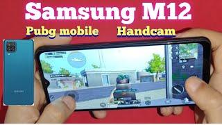 Samsung M12 test game pubg mobile handcam new update