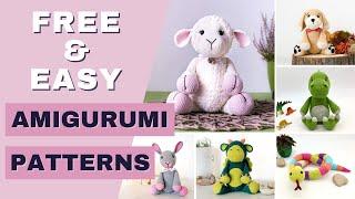 FREE Amigurumi patterns, Easy Amigurumi tutorials, How to crochet toys patterns, Amigurumi animals