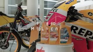 Repsol moto lubricants, from the track to your engine