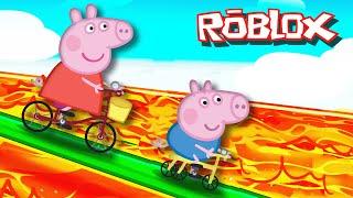 Peppa Pig PLAY Obby But You're On a Bike in Roblox!