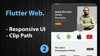 Flutter Web - Build My Responsive Web Site! - (Part 2)