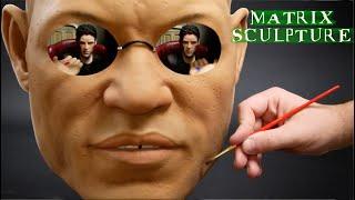 Morpheus and Neo Sculpture Timelapse - The Matrix