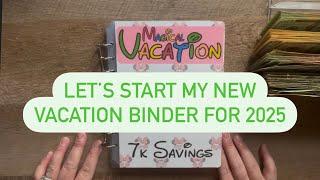 Let’s Start A New Savings Challenge Binder || Vacation 2025 || Happy Mail || Holidays Binder