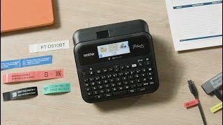 Brother's PT-D410, PT-D460BT, PT-D610BT Office Desktop Label Printer Series