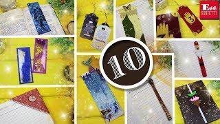 10 Easy DIY Bookmarks | Bookmarks with Paper | Paper Craft