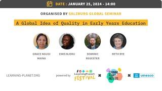 A Global Idea of Quality in Early Years Education