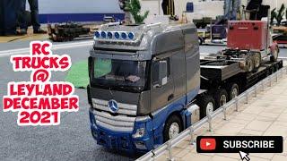 RC TRUCKS @ LEYLAND DECEMBER 2021 | TAMIYA RC SEMI TRUCKS IN ACTION