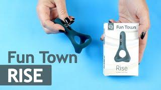 FUN TOWN: Rise - подвійне ерекційне кільце, 7 рівнів вібрації, керування зі смартфона