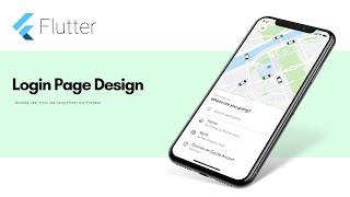 Flutter Uber App - Login Page Design