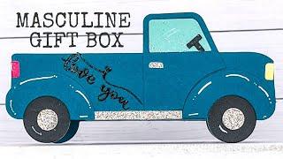 Vintage Truck Magic: Crafting Masculine Gift Boxes with Pixi Dust Designs!