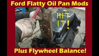 Balancing a flywheel at home. Plus Oil Pan Bashing. (2318)