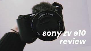 SONY ZV-E10 REVIEW  the biggest flaw, video test, and vlogging features