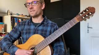 Baß Solo in Moll komplett  (Richard Rudolph Klein in Heinz Teucherts "Die neue Gitarrenschule")