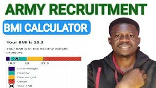 Army recruitment 2024| How to check your BMI: check now