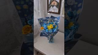 Van Gogh starry night flowers  #diy #love