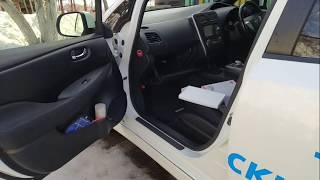 Обзор   установки  салонного фильтра на Nissan leaf 