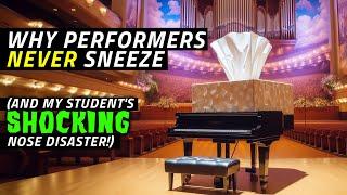 Why Performers Never Sneeze: (And My Student's SHOCKING Nose Disaster!)