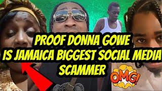 RUN COME! PROOF THAT DONNA GOWE IS JAMAICA’S BIGGEST SOCIAL MEDIA SC@MMER!
