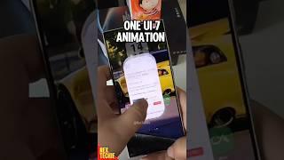 One UI 7 Animation - So Crazzzy #oneui7 #betaOneui7 #smartphone amsungOne_ui7_features