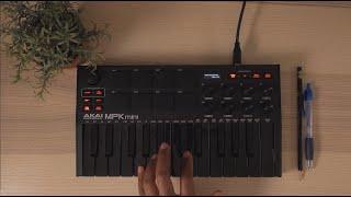 How To Make a Beat in Logic Pro X using Akai MPK Mini Mk3 | Nefertiti Gold