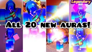 How To Find All 20 New Auras In “Find The Auras” | Roblox #roblox