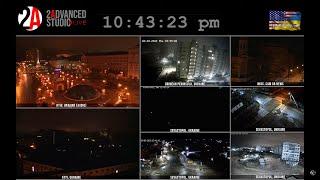  LIVE MULTI-CAMERA (AUDIO) - KYIV, UKRAINE/CRIMEA/SEVASTOPOL/CHERNOBYL + TWITTER FEED