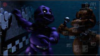 FNAF 1 in REAL TIME PURPLE GUY Attacks FREDDY FAZBEAR SFM Animation (fanmade)