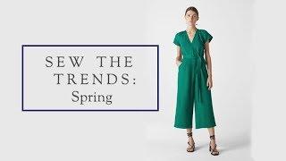 Sew The Trends Spring 2019 || Fashion sewing || The Fold Line