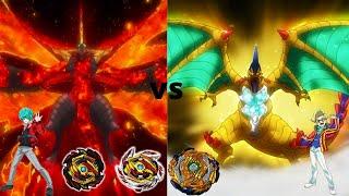 Delta's Diabolos VS Fumiya's Wizard Fafnir-Beyblade Burst GT Battle