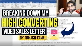 Breaking Down My High Converting Video Sales Letter (VSL) Copy | Elements and Structure Revealed!