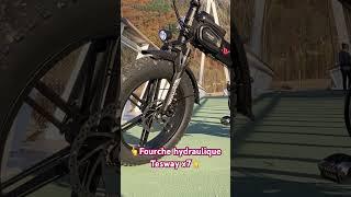 Tesway x7 Fourche Avant débattement  #nature #ebike #veloelectrique #fatbike #ebikelife #liberté