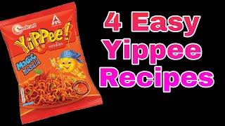 4 EASY YIPPEE NOODLES RECIPES | Quick & Easy Evening Snack Recipes