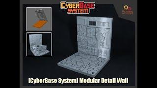 [CyberBase System] 3D Printable Modular Wall