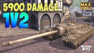 Tutel! In Action T95 with 5.9K Damage | Mastery Badge | WoT Blitz Gameplay