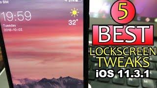 TOP 5 LOCKSCREEN TWEAKS FOR IPHONE IOS 11-11.3.1