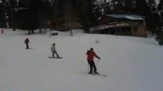 JP snowboarding at Donner Ski Resort