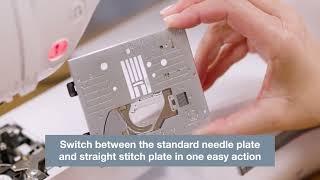 Brother Stellaire XJ2 – One-action needle plate