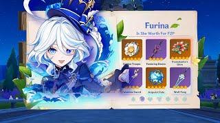 Is Furina WORTH For F2P? | BEST F2P Furina Builds | Genshin News