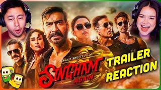 SINGHAM AGAIN Trailer Reaction! | A Rohit Shetty Cop Universe