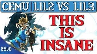 Cemu  1.11.2 vs 1.11.3 | Insane Performance | Zelda Breath of the Wild