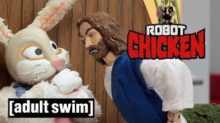 Robot Chicken | Jesus vs. Easter Bunny | Adult Swim UK 