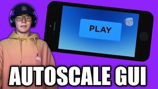 AUTOSCALE GUI TO FIT ALL DEVICES! 2021 - Roblox Studio in a minute