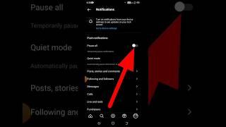 how to pause all notification in instagram||Instagram notifications pause problem||Instagram problem