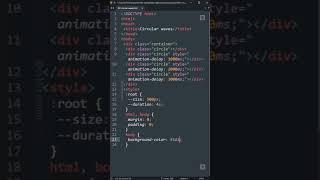 CIRCULAR_WAVES | html&css |#shorts #viral #trend #code #trending #coder